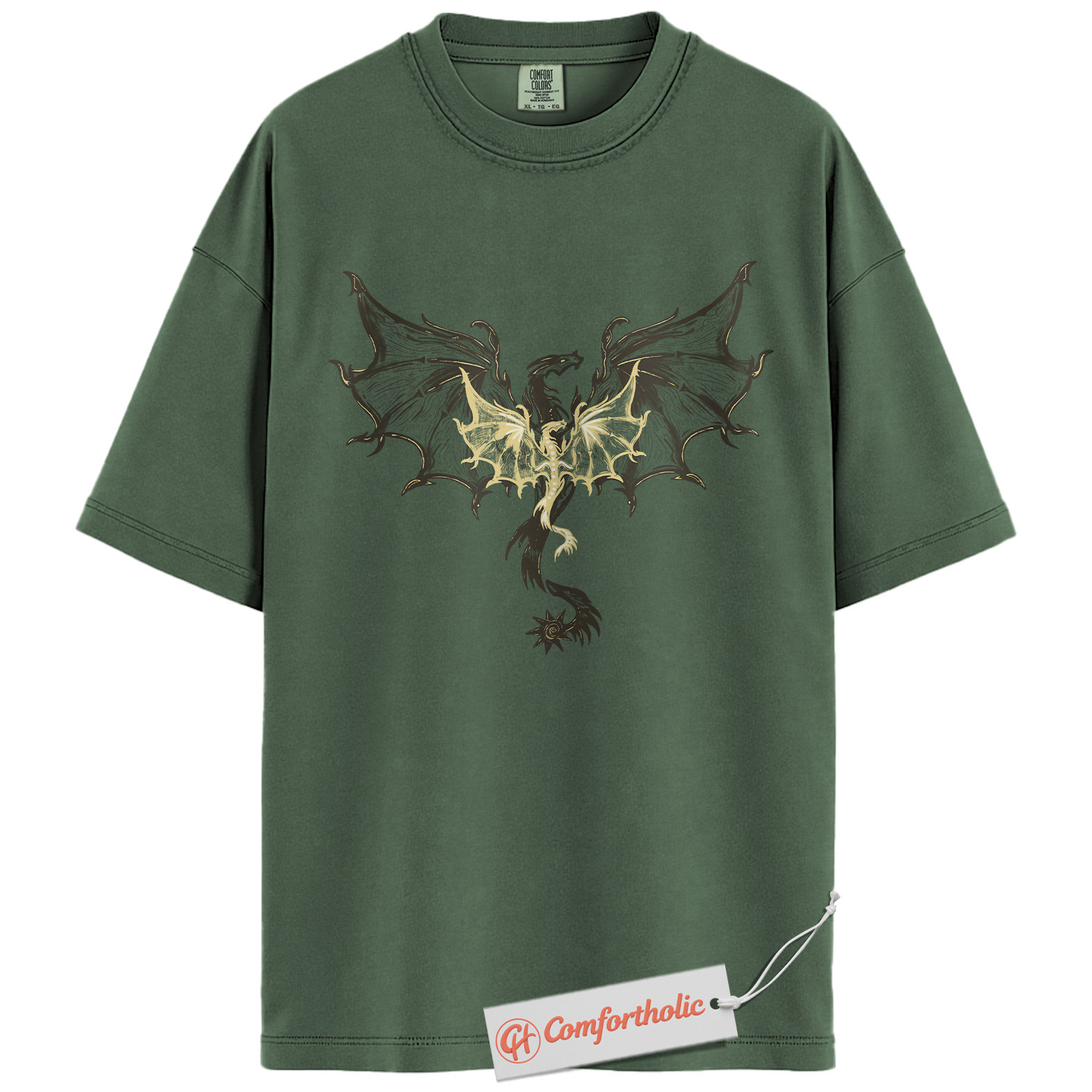 The Empyrean Series Shirt, Fourth Wing Dragon T-Shirt, Fantasy Bookish Graphic Tee, Gift for Readers, Comfort Colors Shirt - Image 7