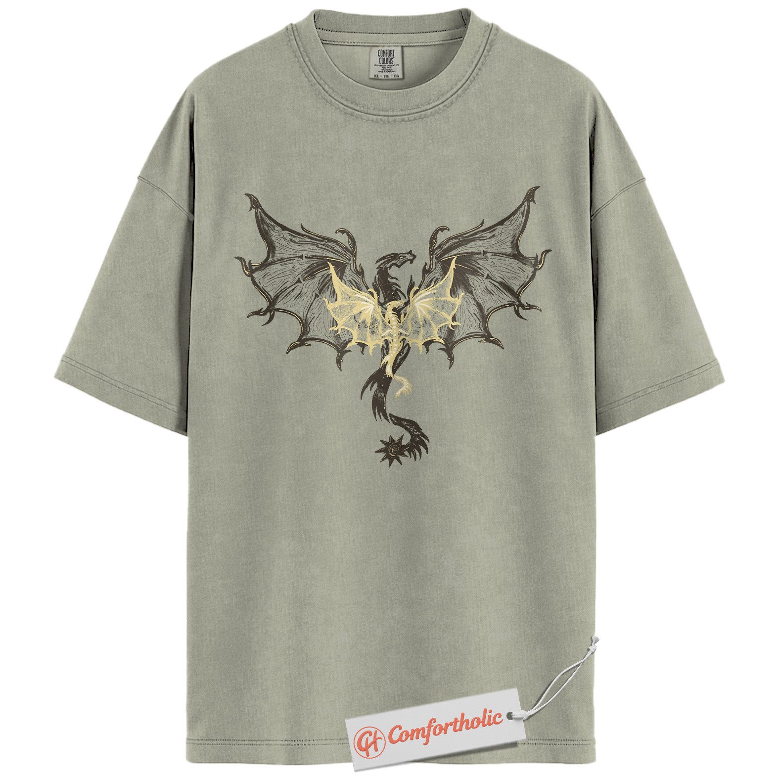The Empyrean Series Shirt, Fourth Wing Dragon T-Shirt, Fantasy Bookish Graphic Tee, Gift for Readers, Comfort Colors Shirt