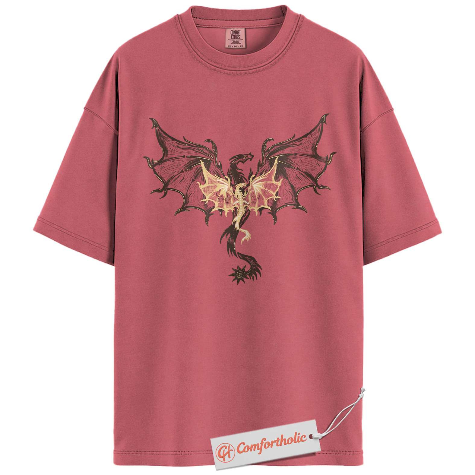 The Empyrean Series Shirt, Fourth Wing Dragon T-Shirt, Fantasy Bookish Graphic Tee, Gift for Readers, Comfort Colors Shirt - Image 10