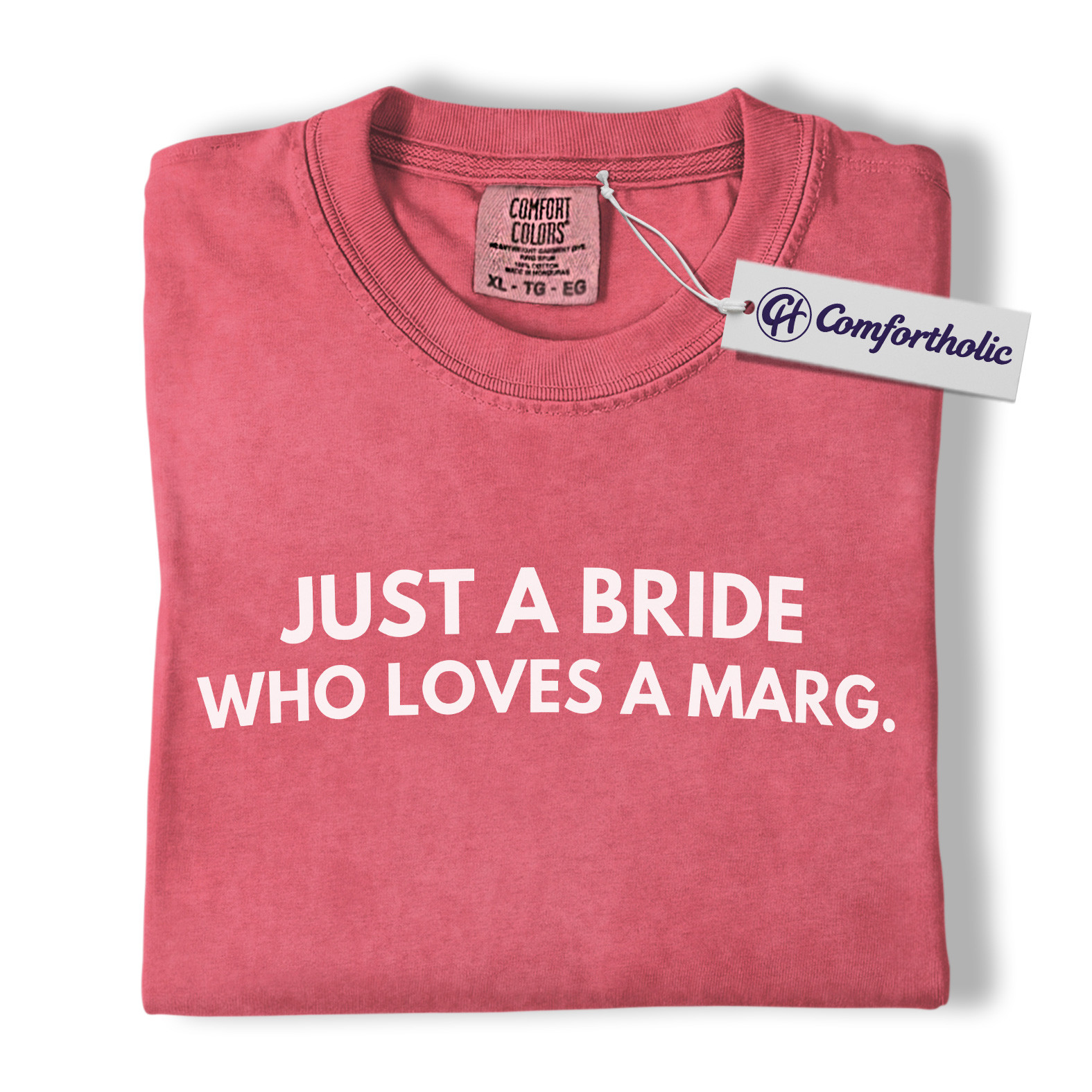 Just a Bride Who Loves a Marg Shirt, Funny Bachelorette Party T-Shirt, Margarita Lover Bride Graphic Tee, Comfort Colors Shirt - Image 10
