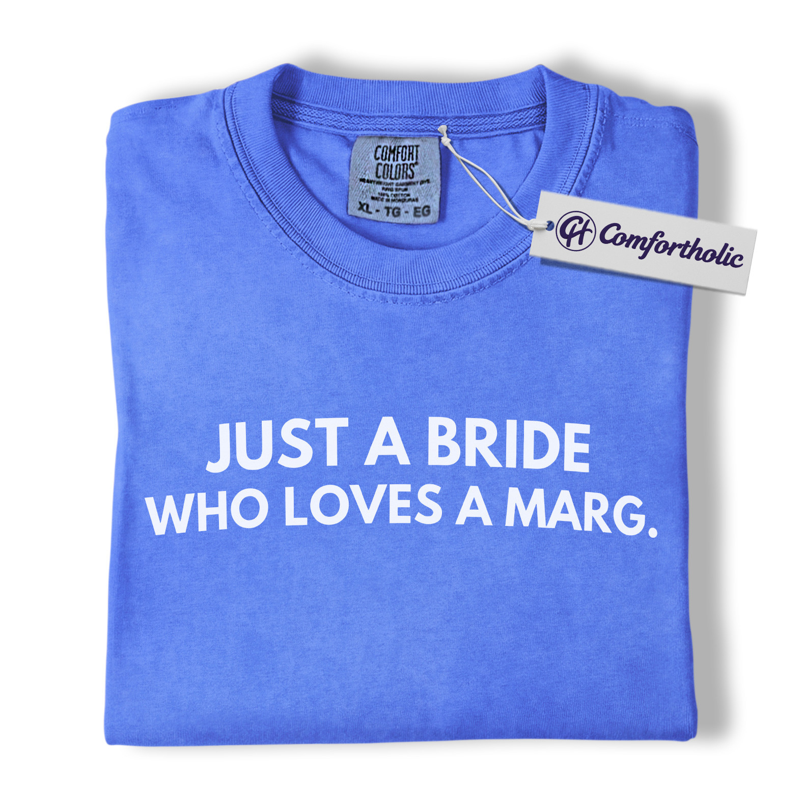 Just a Bride Who Loves a Marg Shirt, Funny Bachelorette Party T-Shirt, Margarita Lover Bride Graphic Tee, Comfort Colors Shirt - Image 13