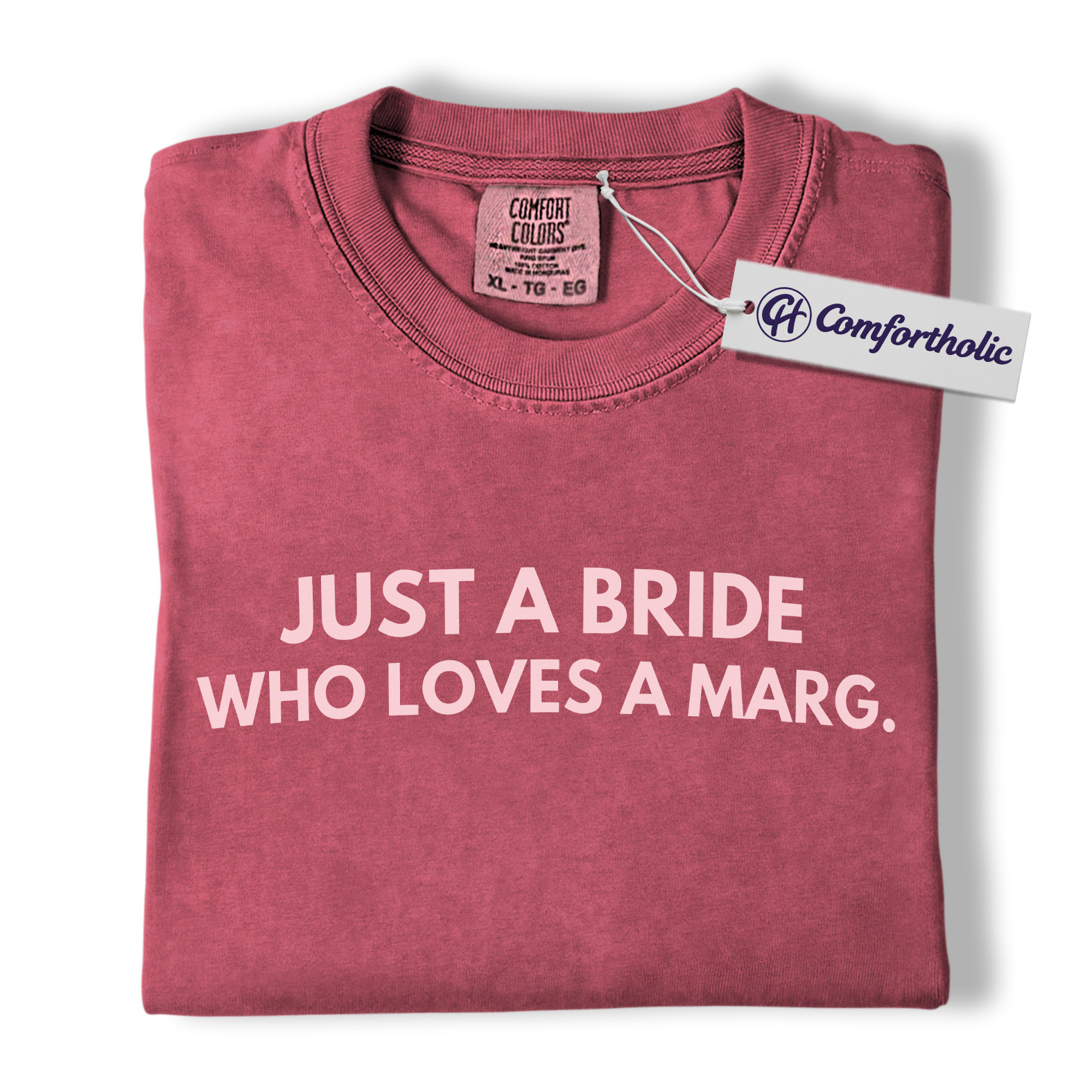 Just a Bride Who Loves a Marg Shirt, Funny Bachelorette Party T-Shirt, Margarita Lover Bride Graphic Tee, Comfort Colors Shirt - Image 18