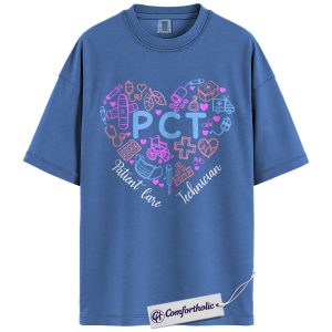 PCT Shirt, Patient Care Technician T-Shirt, Medical Worker Appreciation Graphic Tee, Healthcare Professional Gift, Comfort Colors Shirt