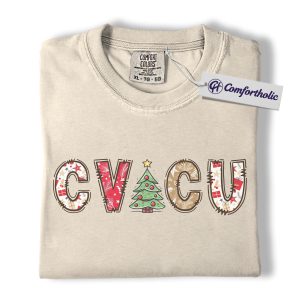 CVICU Nurse Christmas Shirt, Cardiovascular ICU Holiday T-Shirt, Cute Medical Worker Graphic Tee, Healthcare Staff Christmas Gift, Christmas Comfort Colors Shirt