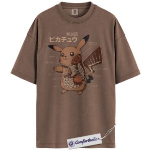 Pikachu Shirt, Pokemon Shirt, PKM T-Shirt, Anime Graphic Tee, Anime Comfort Colors Shirt