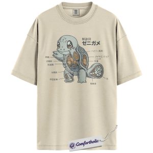 Alternative view of Squirtle Shirt, Pokemon Shirt, PKM T-Shirt, Anime Graphic Tee, Anime Comfort Colors Shirt