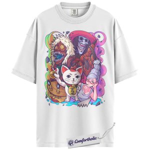 Alternative view of Dandadan Shirt, Anime T-Shirt, Vintage Tee, Anime Comfort Colors Shirt