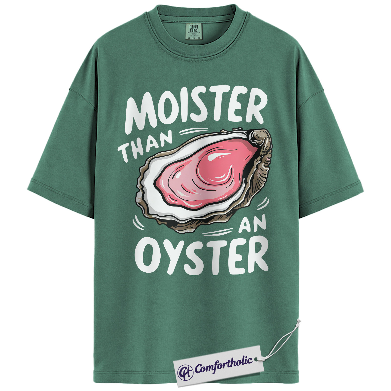 Moister Than an Oyster Shirt, Funny Food Pun T-Shirt, Adult Humor Graphic Tee, Gift for Girlfriend, Comfort Colors Shirt - Image 10