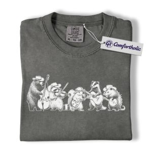 Alternative view of Country Animal Band Shirt, Funny Western Music T-Shirt, Vintage Wildlife Graphic Tee, Cute Gift for Music Lovers, Comfort Colors Shirt