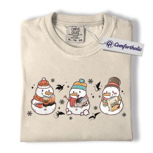 Fourth Wing Christmas Shirt, Iron Flame Book Lover T-Shirt, Fantasy Dragon Reading Graphic Tee, Cute Bookish Holiday Gift for Readers, Christmas Comfort Colors Shirt