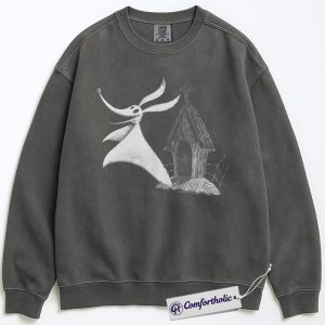 The Nightmare Before Christmas Sweatshirt, Christmas Pullover, Animated Graphic Crewneck, Christmas Comfort Colors Sweatshirt