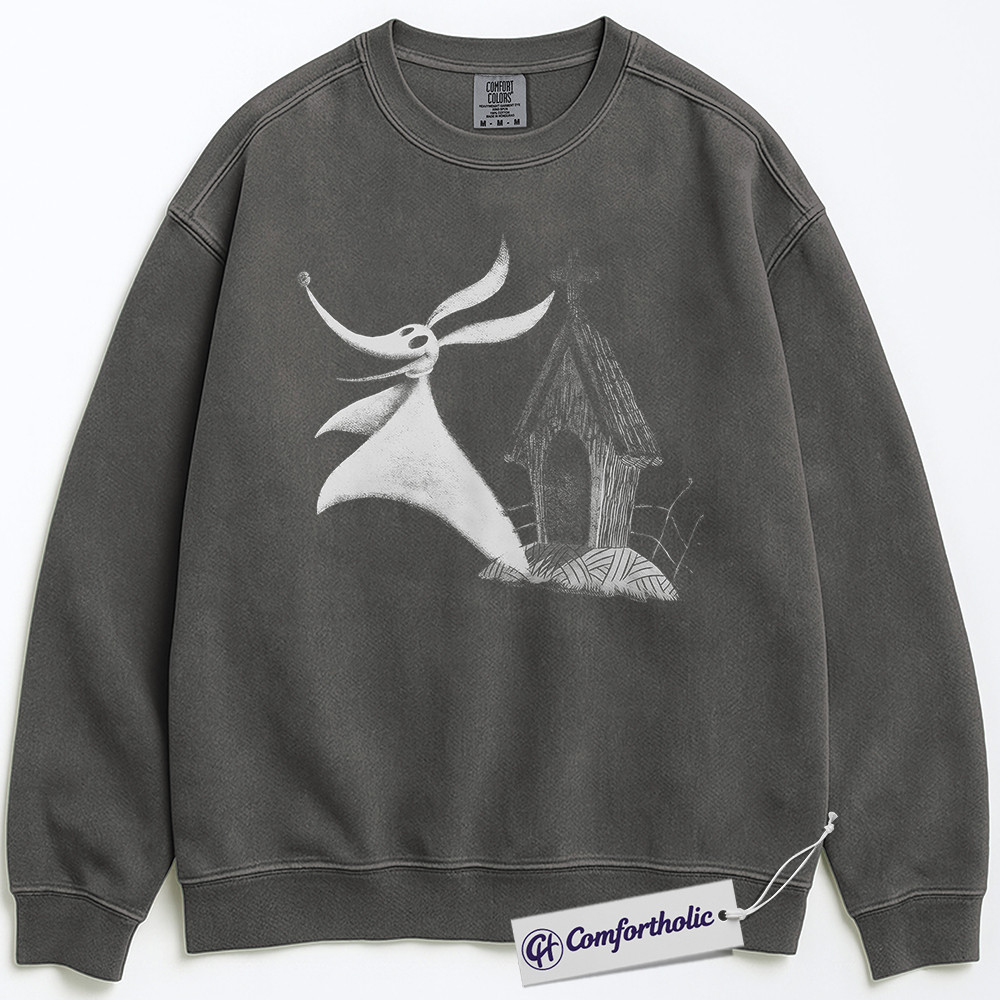 The Nightmare Before Christmas Sweatshirt, Christmas Pullover, Animated Graphic Crewneck, Christmas Comfort Colors Sweatshirt