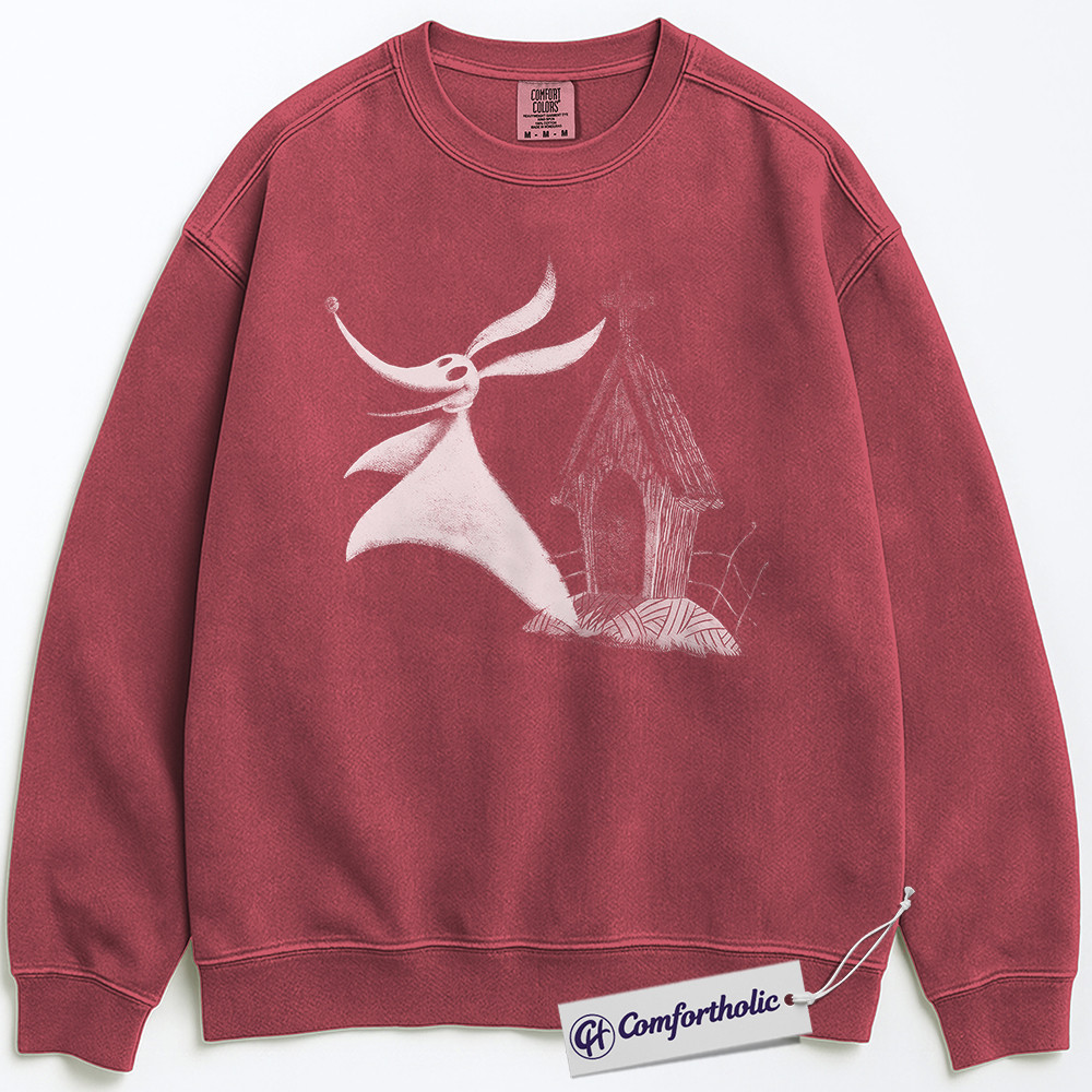 The Nightmare Before Christmas Sweatshirt, Christmas Pullover, Animated Graphic Crewneck, Christmas Comfort Colors Sweatshirt - Image 8
