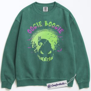The Nightmare Before Christmas Sweatshirt, Christmas Pullover, Animated Graphic Crewneck, Christmas Comfort Colors Sweatshirt