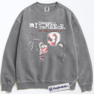 Alternative view of The Nightmare Before Christmas Sweatshirt, Christmas Pullover, Animated Graphic Crewneck, Christmas Comfort Colors Sweatshirt