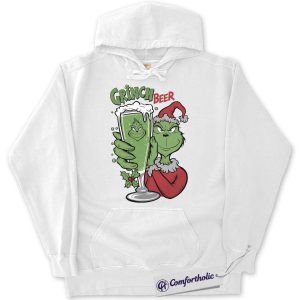 The Grinch Hoodie, Christmas Hoodie, Animated Graphic Pullover, Christmas Comfort Colors Hoodie
