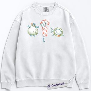 Alternative view of Christmas Sea Animal Sweatshirt, Cute Turtle Hammerhead & Shark Pullover, Funny Ocean Lover Holiday Graphic Crewneck, Coastal Gift for Beach Lovers, Christmas Comfort Colors Sweatshirt