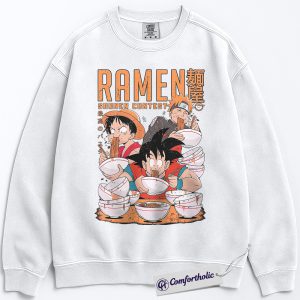 Alternative view of Son Goku Sweatshirt, Luffy Sweatshirt, Dragon Ball Sweatshirt, Naruto Sweatshirt, One Piece Sweatshirt, Anime Graphic Sweatshirt, Comfort Colors Sweatshirt