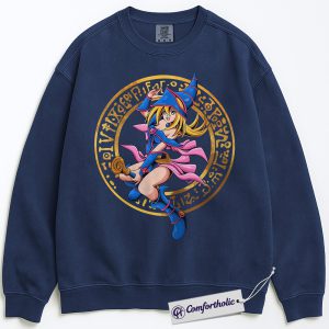 Dark Magician Girl Sweatshirt, Anime Graphic Sweatshirt, Comfort Colors Sweatshirt