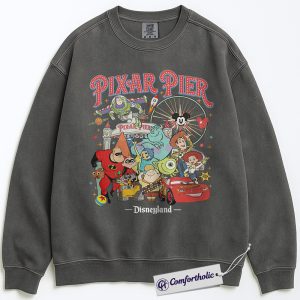 Disneyland Sweatshirt, Animated Graphic Pullover, Comfort Colors Sweatshirt
