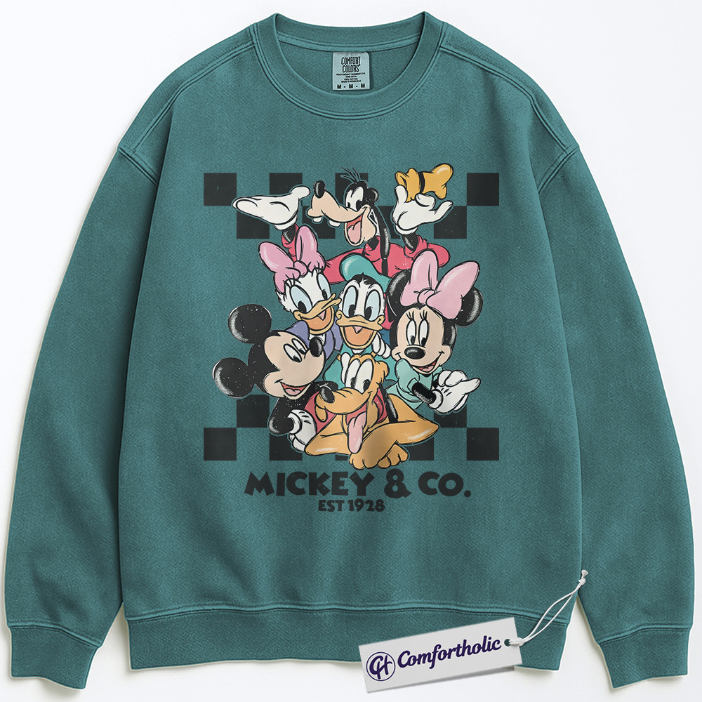 Mickey Mouse Sweatshirt, Donald Duck Sweatshirt, Animated Graphic Pullover, Comfort Colors Sweatshirt - Image 6
