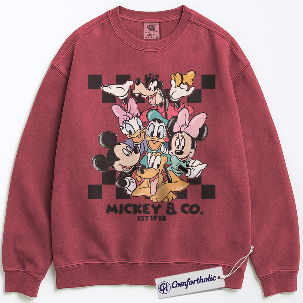 Mickey Mouse Sweatshirt, Donald Duck Sweatshirt, Animated Graphic Pullover, Comfort Colors Sweatshirt - Image 8
