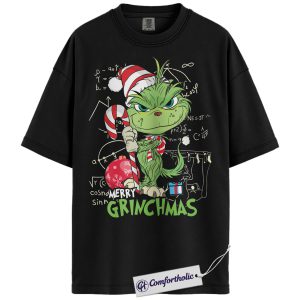 The Grinch Shirt, Christmas Shirt, Animated Graphic Tee, Comfort Colors Shirt