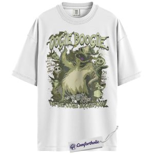 Alternative view of The Nightmare Before Christmas Shirt, Christmas T-Shirt, Animated Graphic Tee, Christmas Comfort Colors Shirt