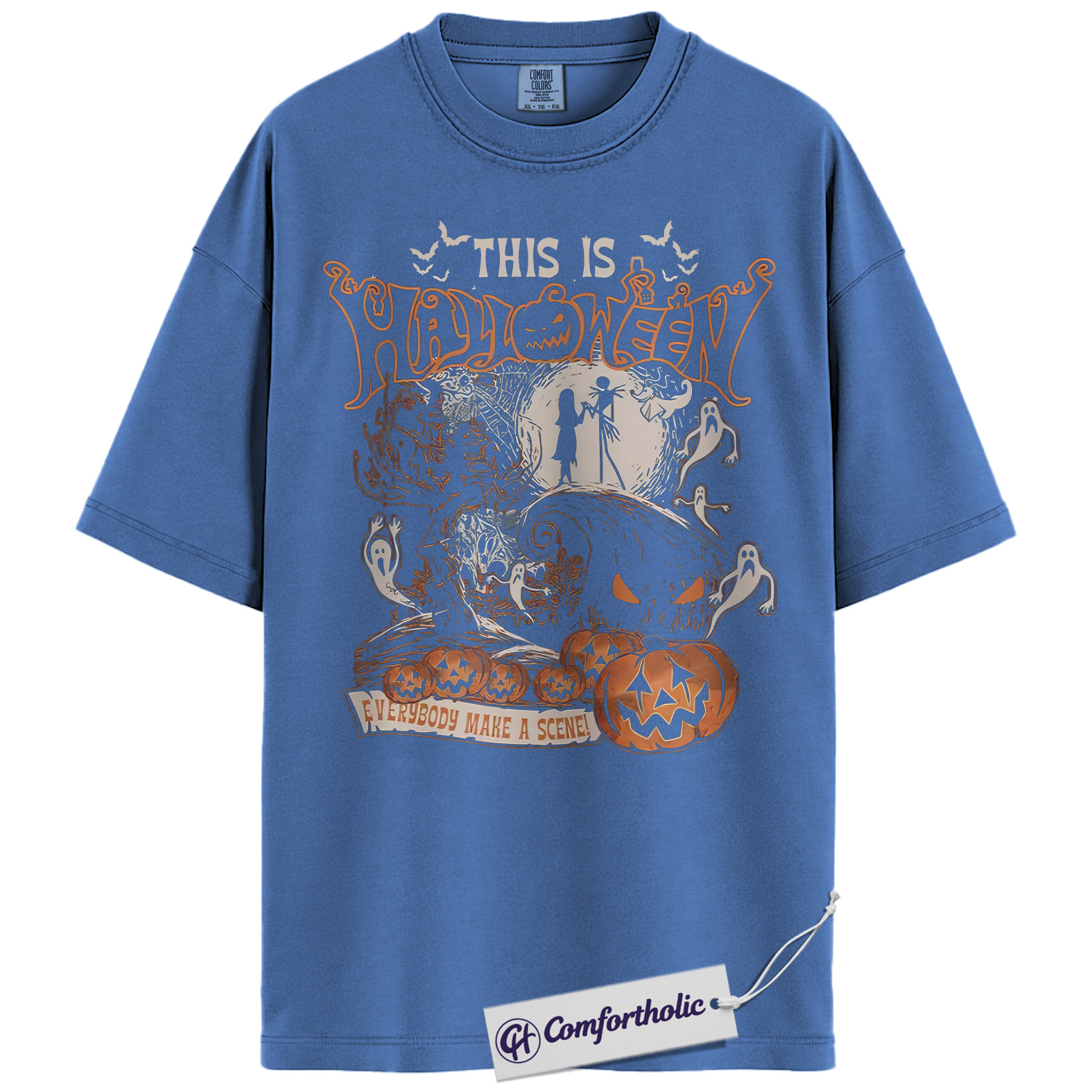 The Nightmare Before Christmas Shirt, Christmas T-Shirt, Animated Graphic Tee, Christmas Comfort Colors Shirt - Image 10