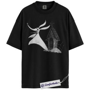 The Nightmare Before Christmas Shirt, Christmas T-Shirt, Animated Graphic Tee, Christmas Comfort Colors Shirt