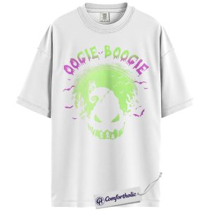 Alternative view of The Nightmare Before Christmas Shirt, Christmas T-Shirt, Animated Graphic Tee, Christmas Comfort Colors Shirt