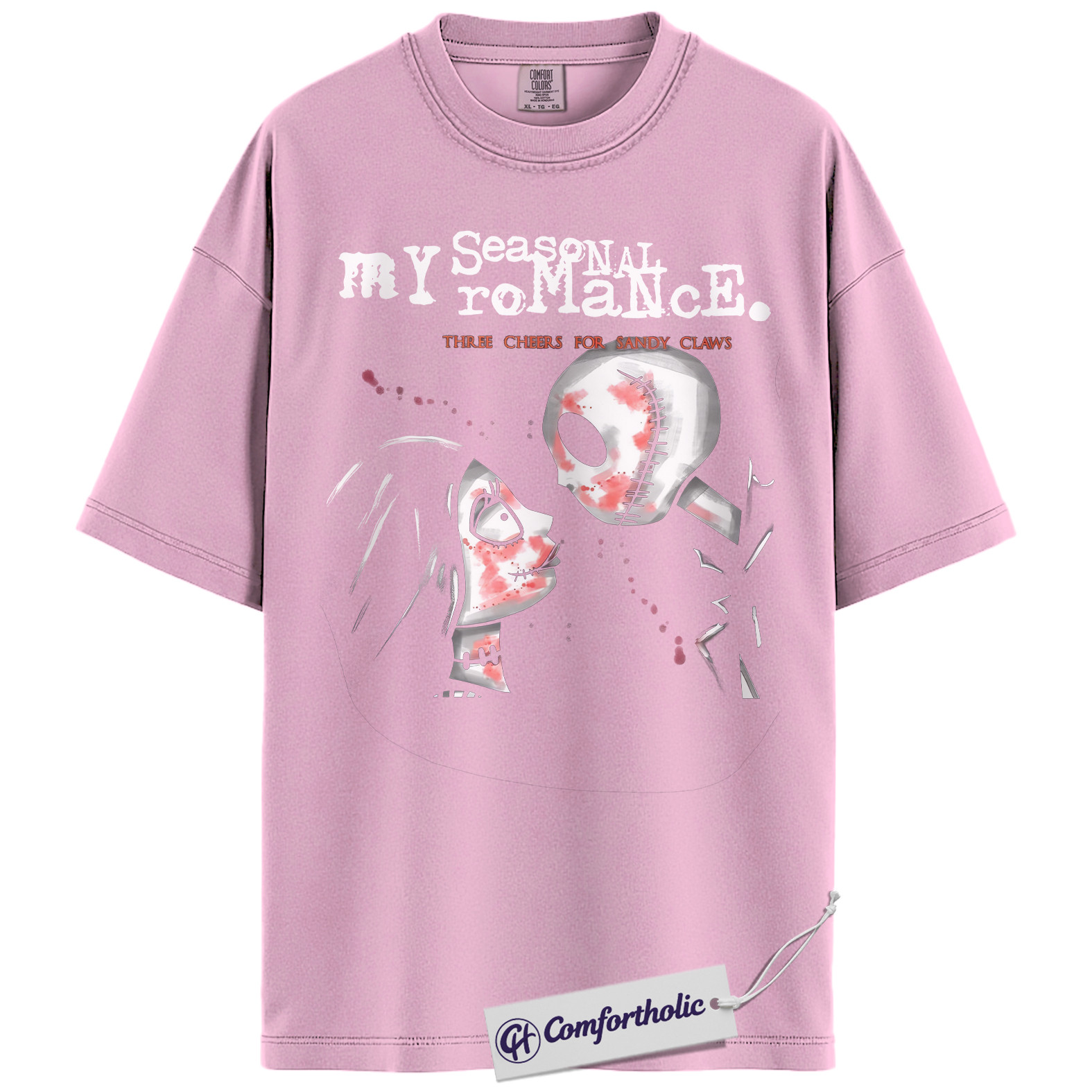 The Nightmare Before Christmas Shirt, Christmas T-Shirt, Animated Graphic Tee, Christmas Comfort Colors Shirt - Image 7