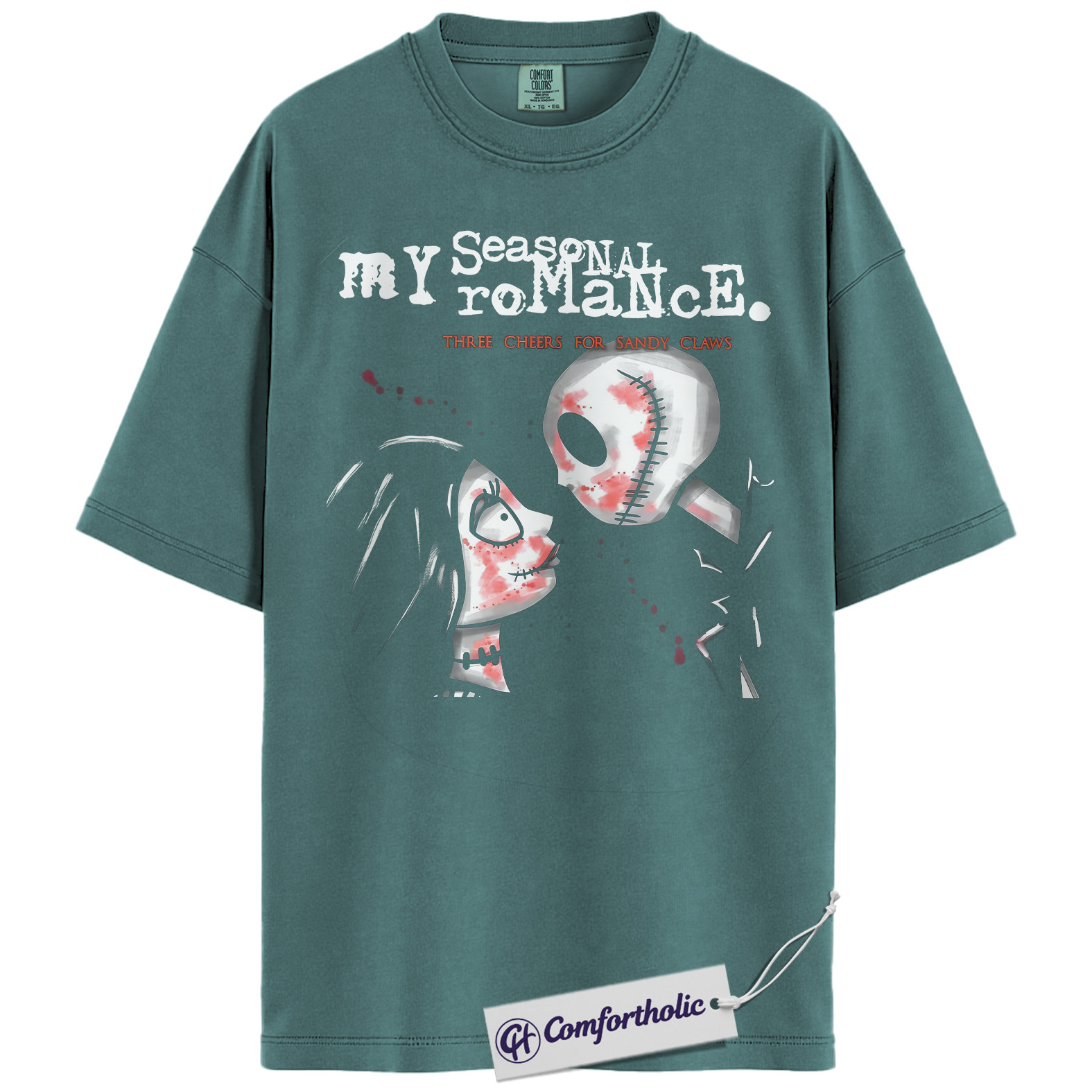 The Nightmare Before Christmas Shirt, Christmas T-Shirt, Animated Graphic Tee, Christmas Comfort Colors Shirt - Image 10