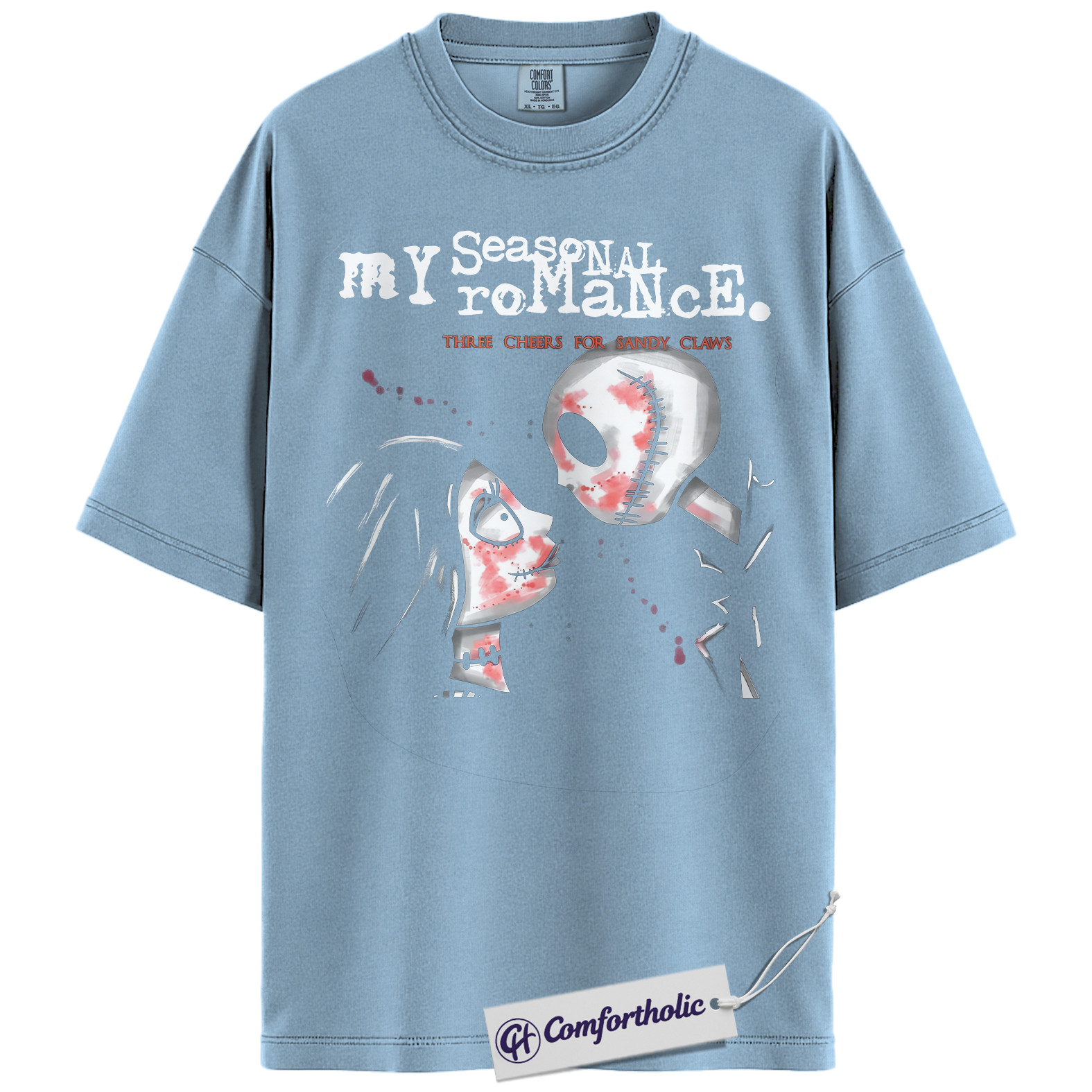 The Nightmare Before Christmas Shirt, Christmas T-Shirt, Animated Graphic Tee, Christmas Comfort Colors Shirt - Image 13