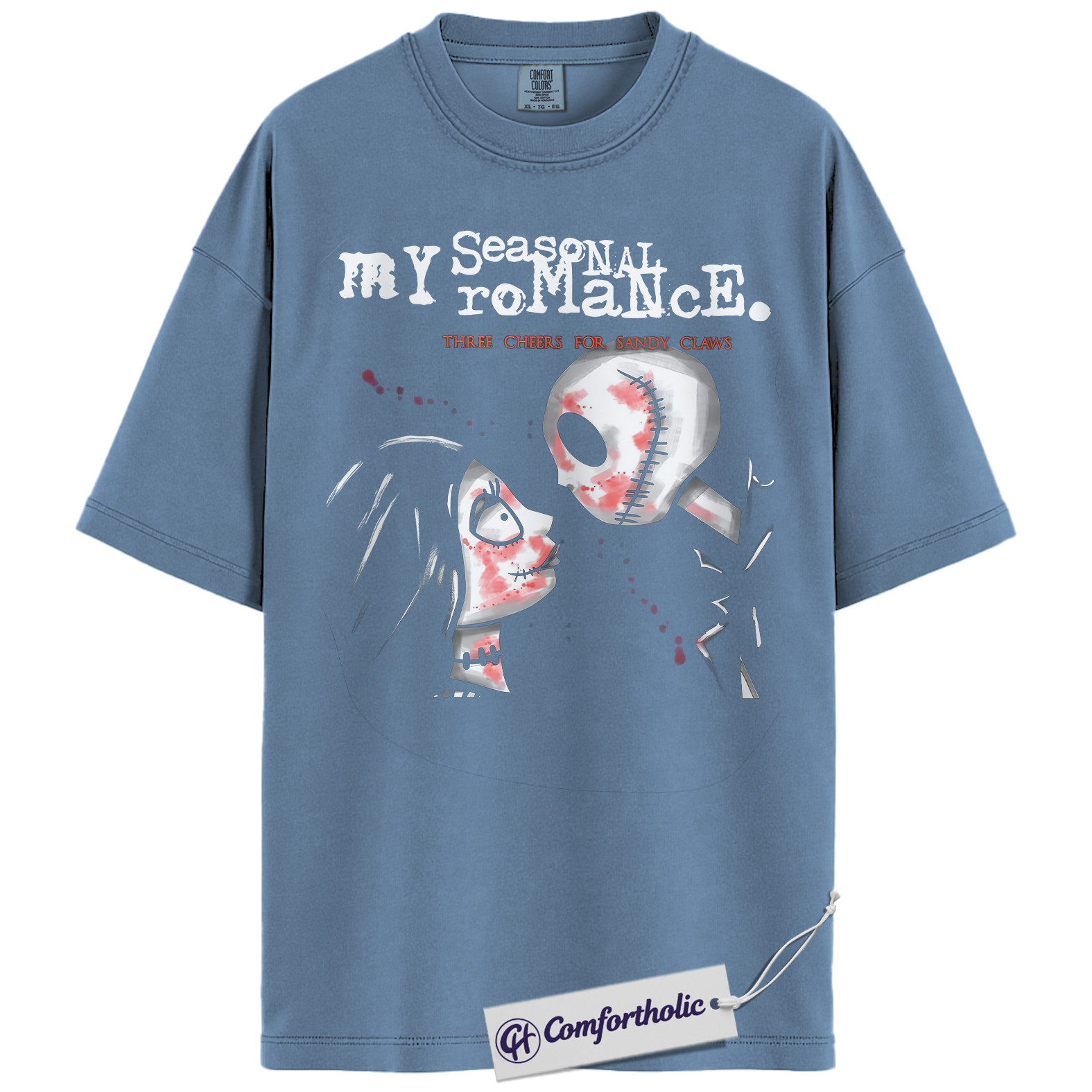 The Nightmare Before Christmas Shirt, Christmas T-Shirt, Animated Graphic Tee, Christmas Comfort Colors Shirt - Image 16