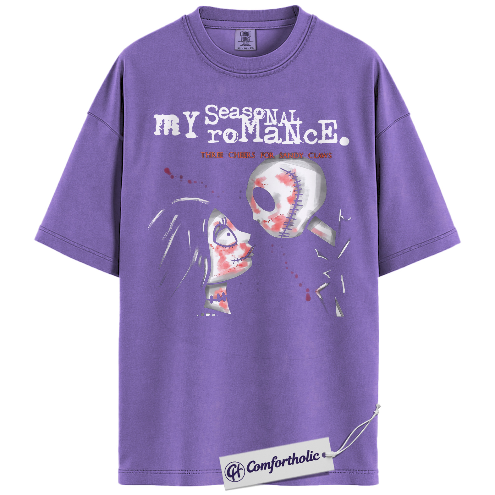 The Nightmare Before Christmas Shirt, Christmas T-Shirt, Animated Graphic Tee, Christmas Comfort Colors Shirt - Image 19