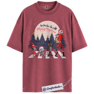 The Nightmare Before Christmas Shirt, Christmas T-Shirt, Animated Graphic Tee, Christmas Comfort Colors Shirt