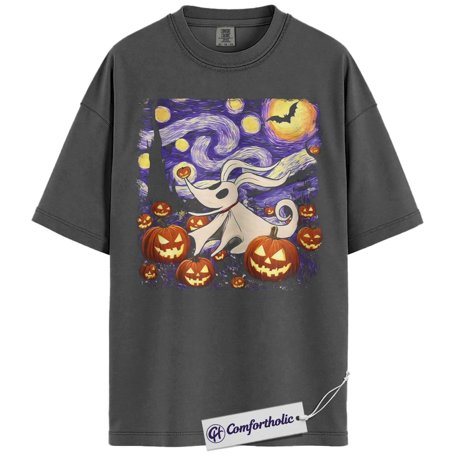 The Nightmare Before Christmas Shirt, Christmas T-Shirt, Animated Graphic Tee, Christmas Comfort Colors Shirt - Image 4