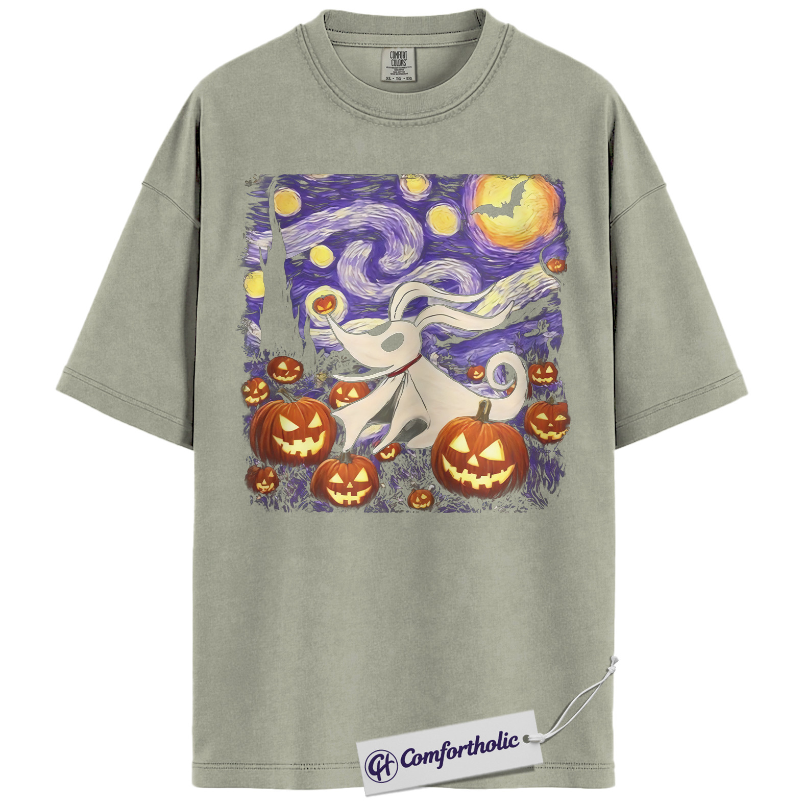 The Nightmare Before Christmas Shirt, Christmas T-Shirt, Animated Graphic Tee, Christmas Comfort Colors Shirt - Image 7