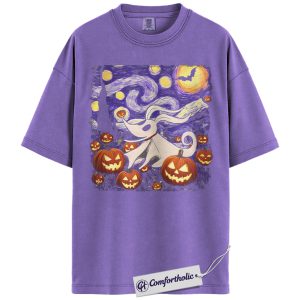 The Nightmare Before Christmas Shirt, Christmas T-Shirt, Animated Graphic Tee, Christmas Comfort Colors Shirt