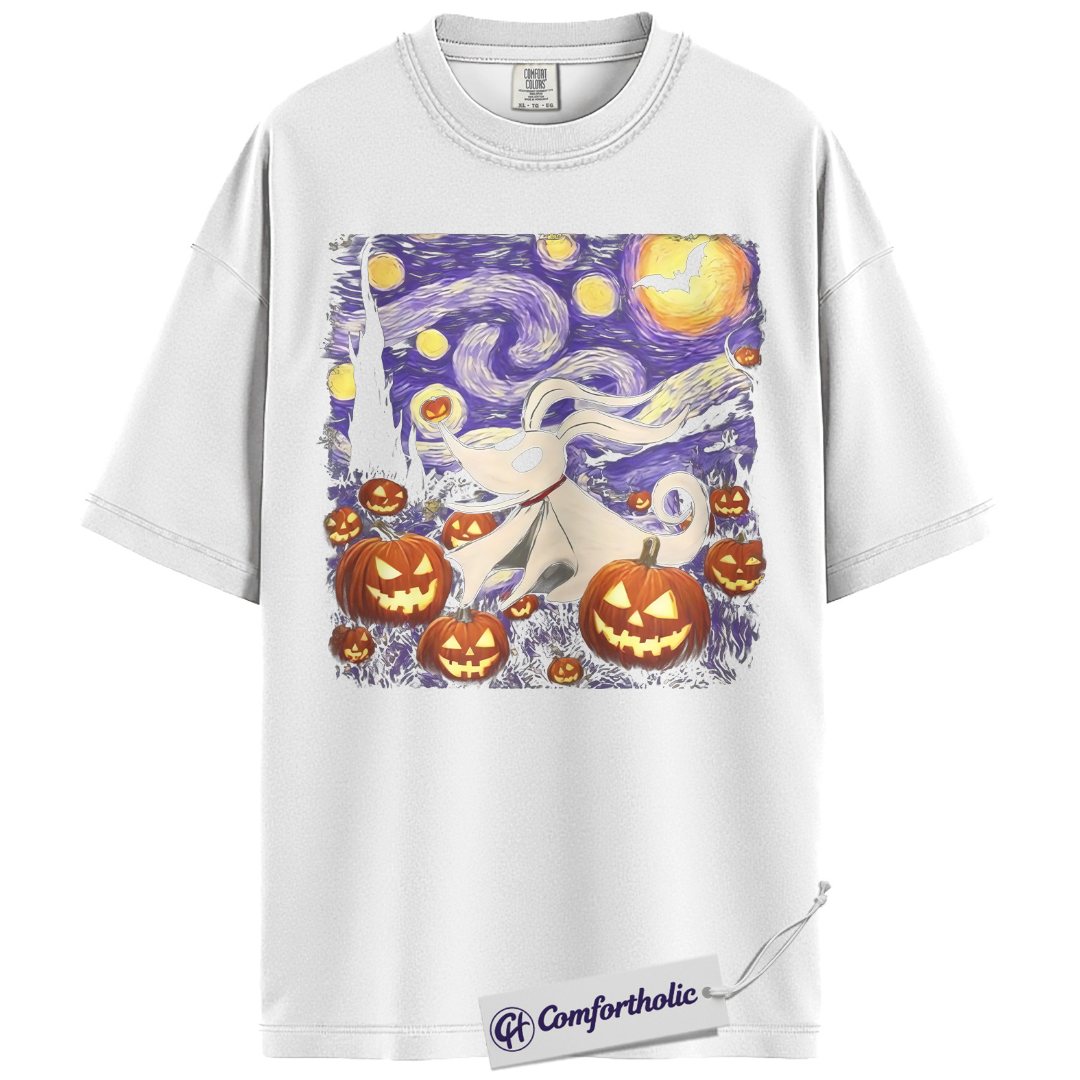 The Nightmare Before Christmas Shirt, Christmas T-Shirt, Animated Graphic Tee, Christmas Comfort Colors Shirt - Image 2