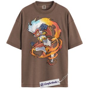 Infernape Shirt, Pokemon Shirt, PKM T-Shirt, Anime Graphic Tee, Comfort Colors Shirt