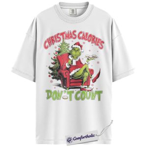 Alternative view of The Grinch Shirt, Christmas T-Shirt, Animated Graphic Tee, Christmas Comfort Colors Shirt