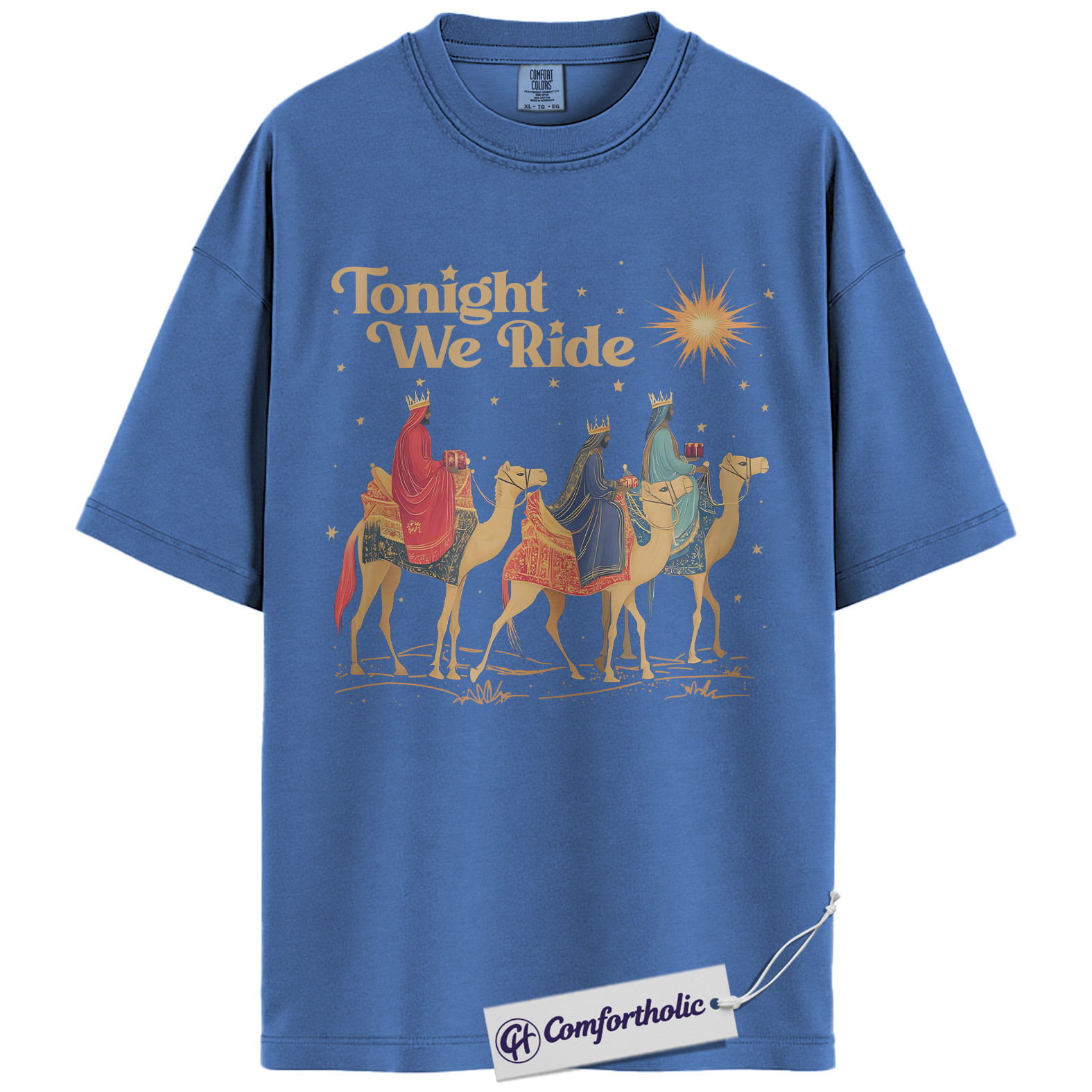 Three Wise Men Shirt, Christian Nativity Christmas T-Shirt, Religious Holiday Graphic Tee, Faith-Based Gift for Believers, Christmas Comfort Colors Shirt - Image 12