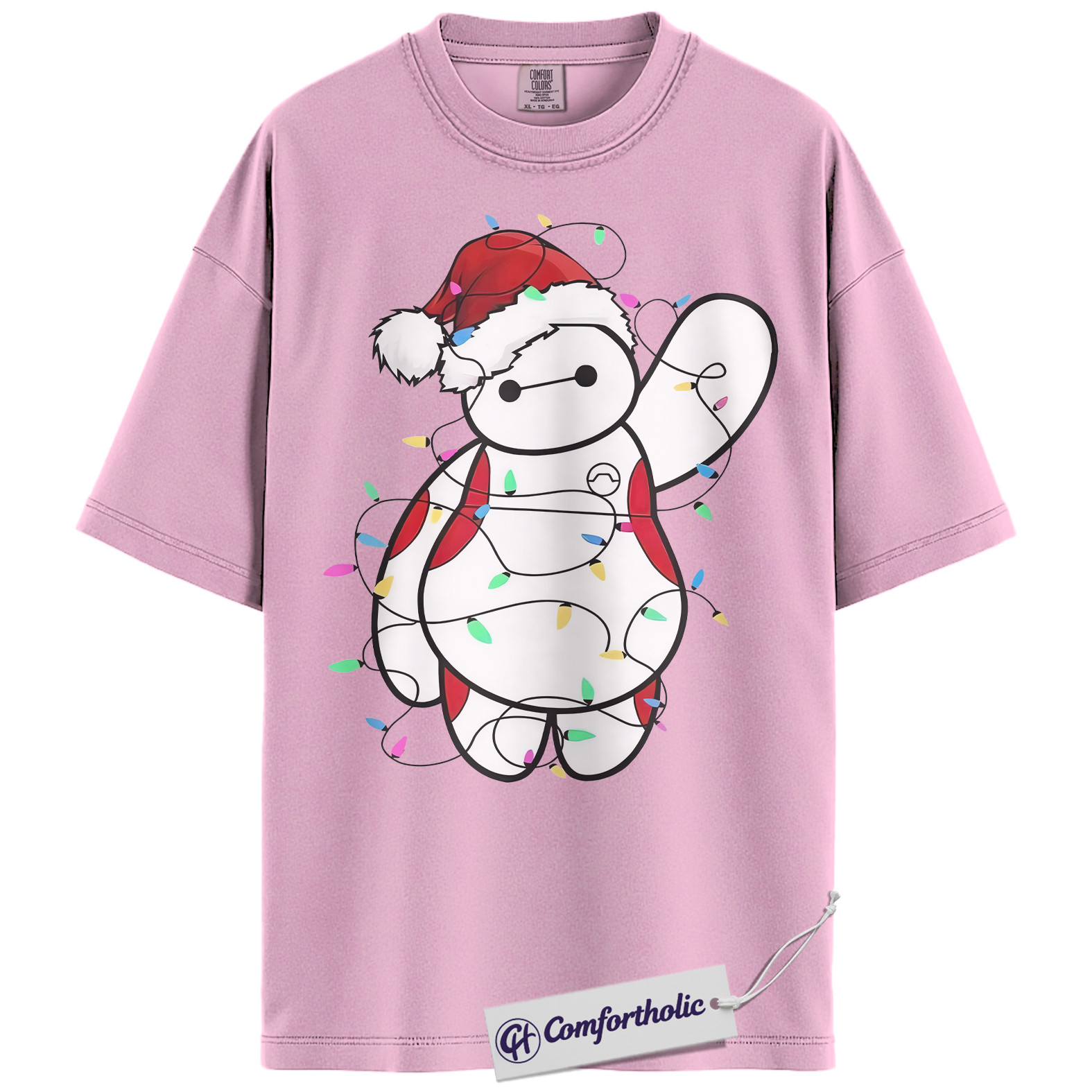 Baymax Shirt, Big Hero 6 Shirt, Christmas Shirt, Animated Graphic Tee, Comfort Colors Shirt - Image 8