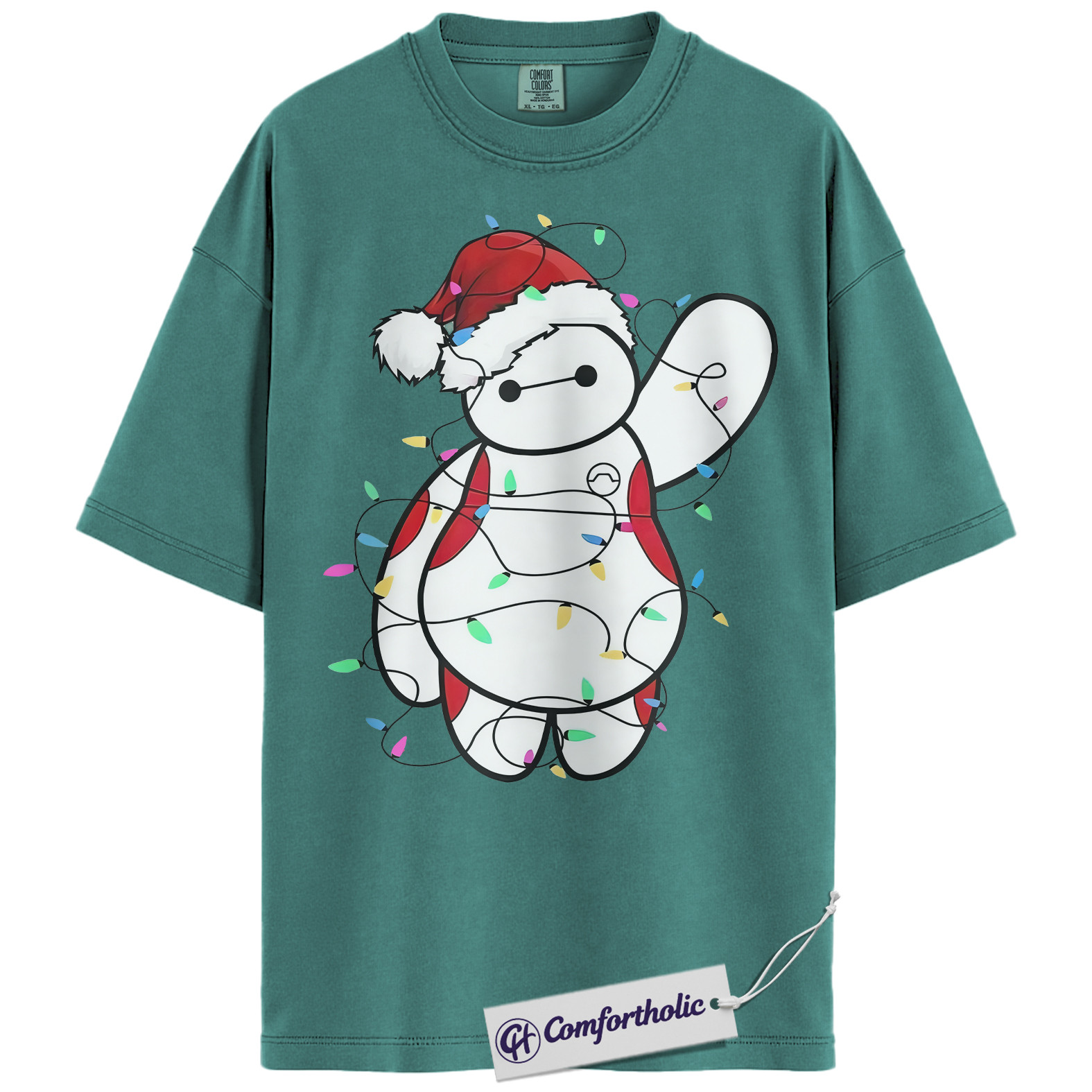 Baymax Shirt, Big Hero 6 Shirt, Christmas Shirt, Animated Graphic Tee, Comfort Colors Shirt - Image 13