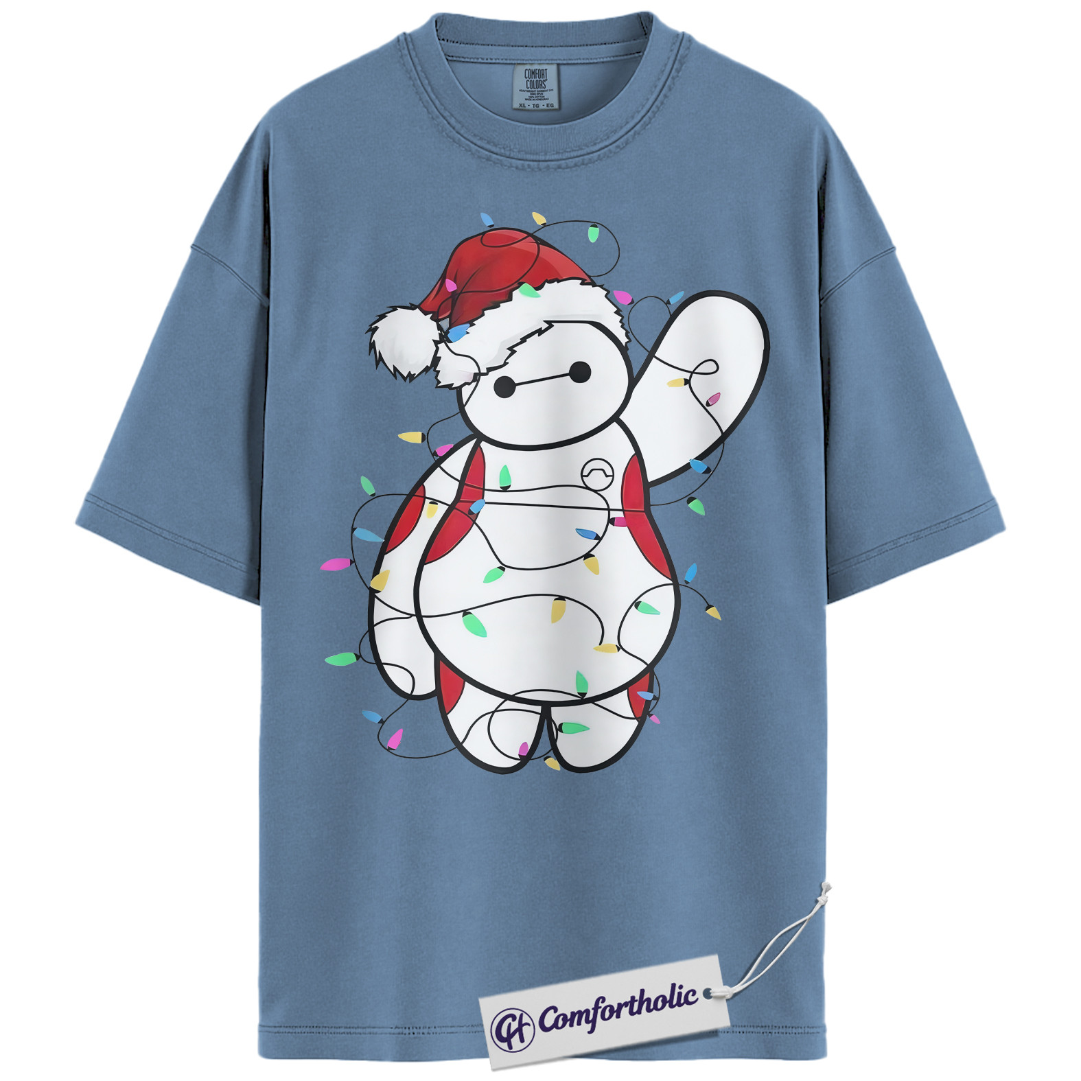 Baymax Shirt, Big Hero 6 Shirt, Christmas Shirt, Animated Graphic Tee, Comfort Colors Shirt - Image 17