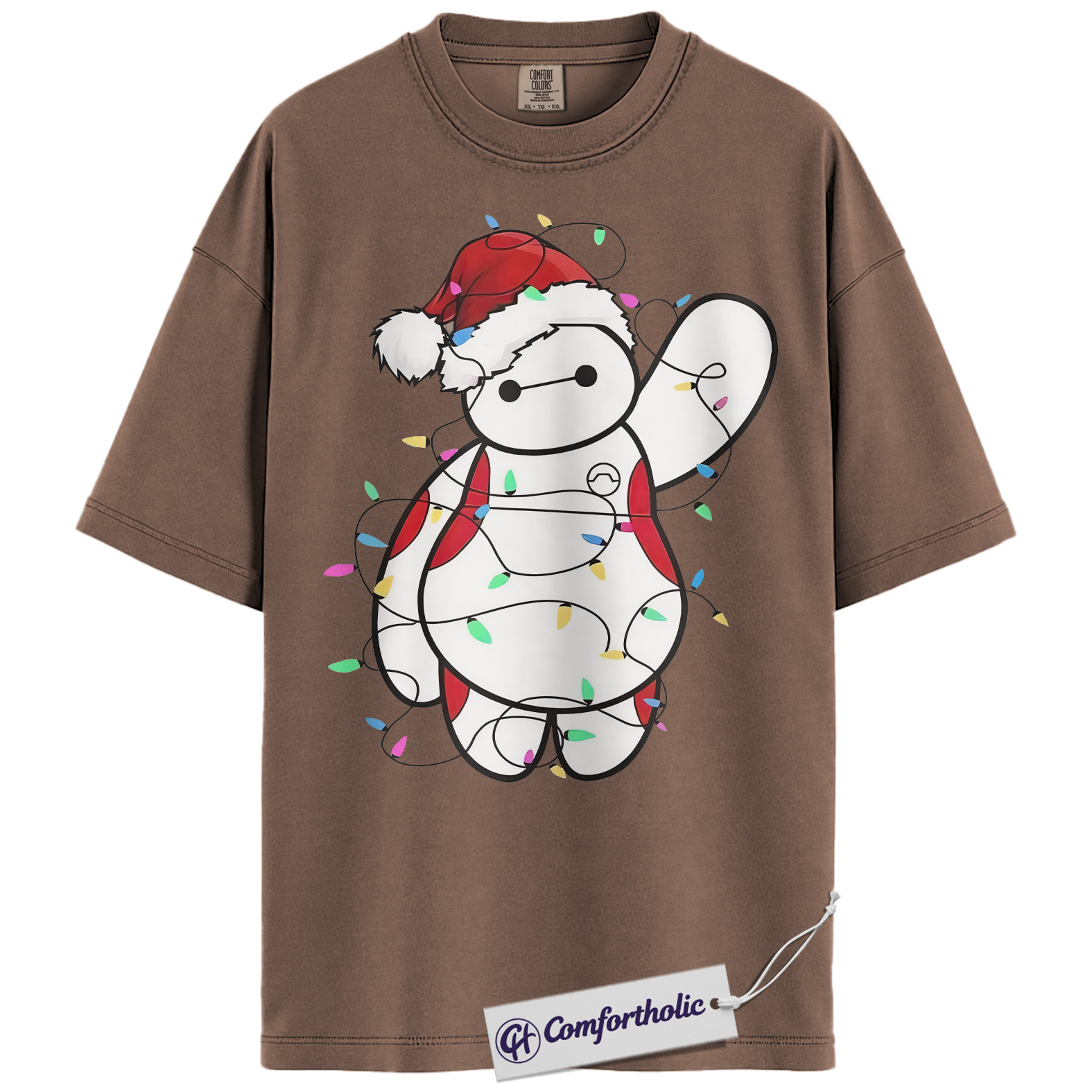 Baymax Shirt, Big Hero 6 Shirt, Christmas Shirt, Animated Graphic Tee, Comfort Colors Shirt - Image 18