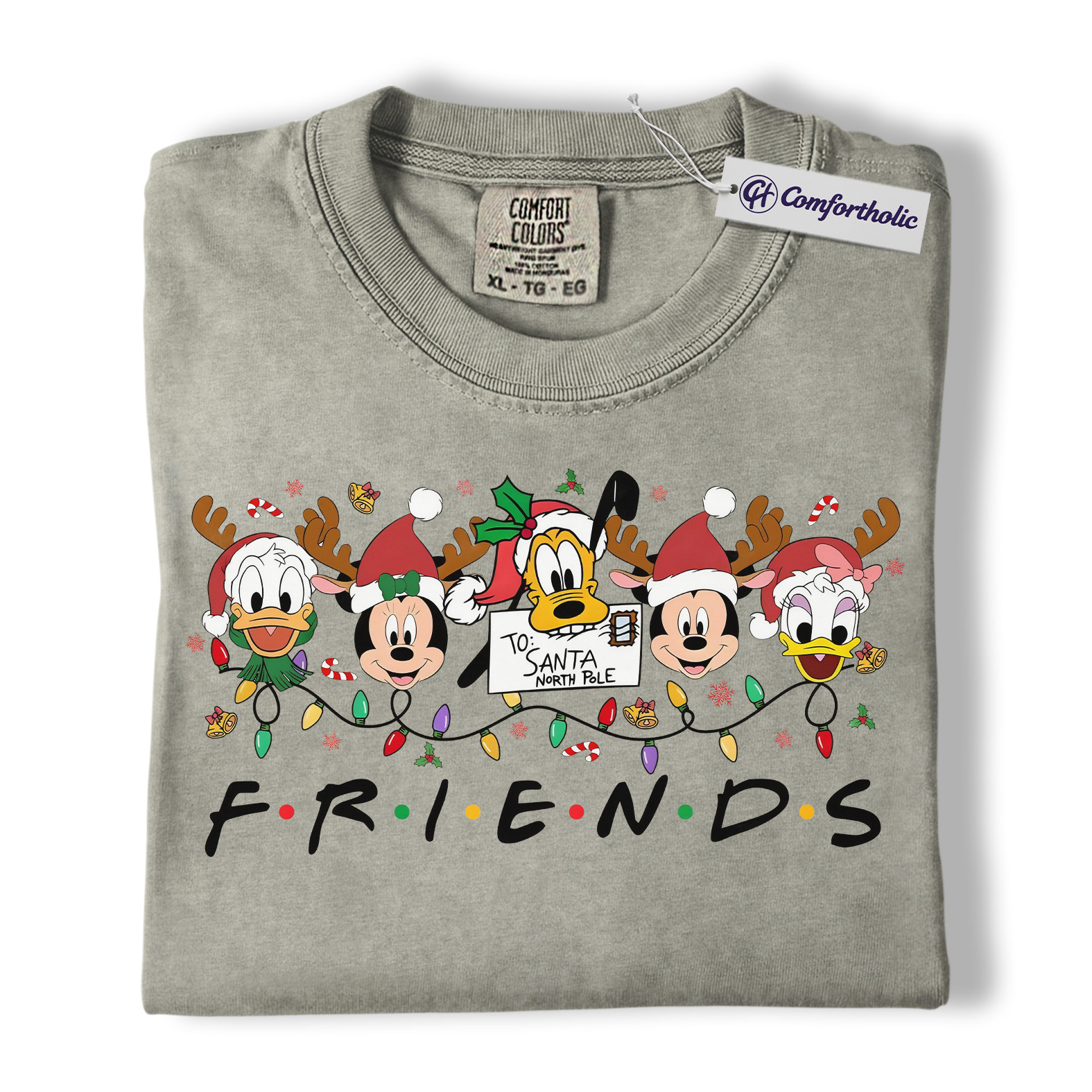 Mickey Mouse Shirt, Donald Duck Shirt, Christmas Shirt, Animated Graphic Tee, Comfort Colors Shirt - Image 5