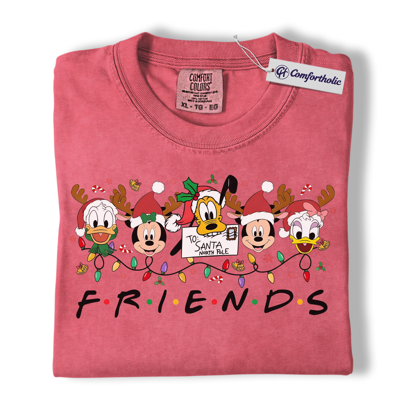 Mickey Mouse Shirt, Donald Duck Shirt, Christmas Shirt, Animated Graphic Tee, Comfort Colors Shirt - Image 8